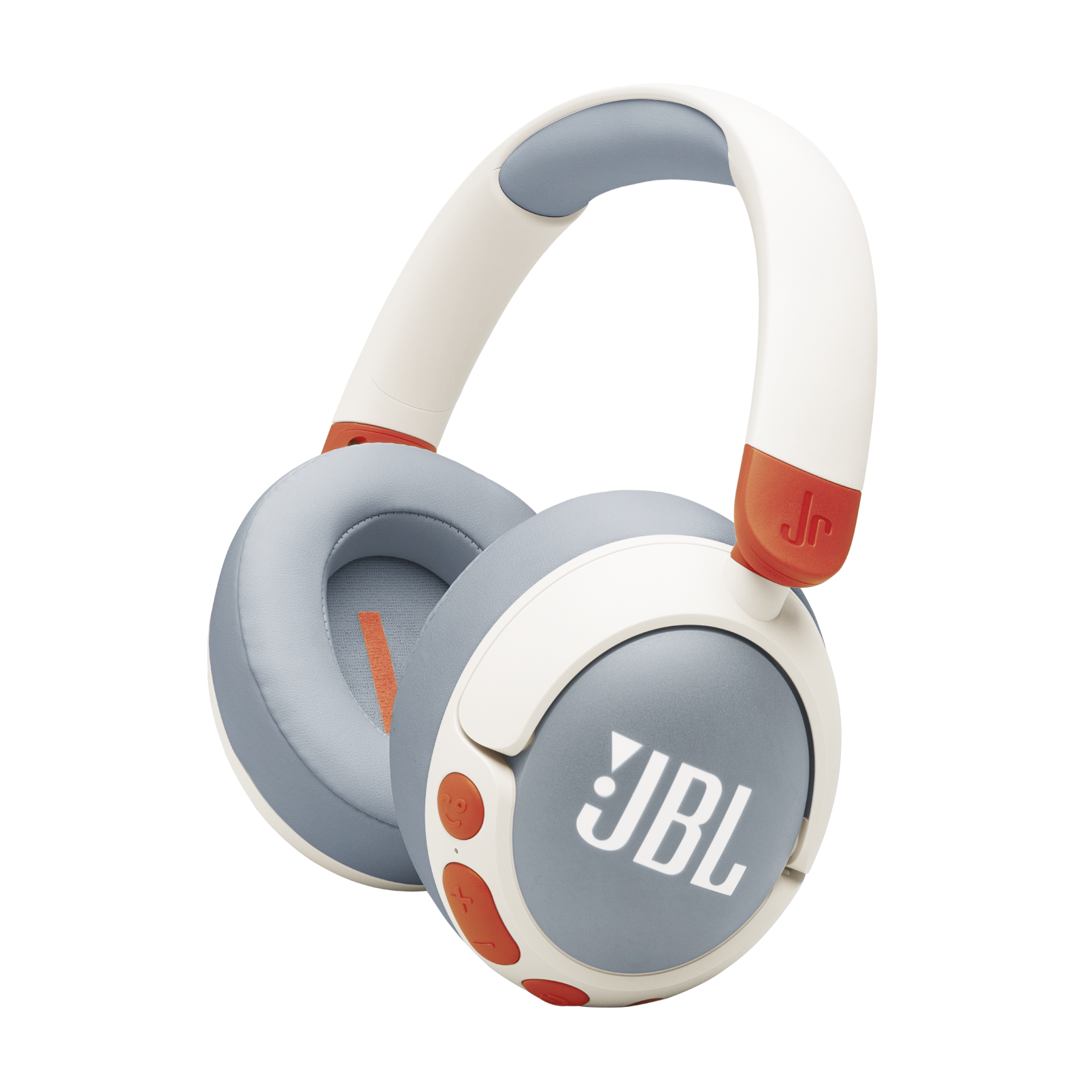 JBL Junior 470NC - White - Wireless over-ear noise cancelling kids headphones - Hero